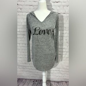 Love Delirious Maternity Long Sleeves Lightweight Hoodie Size L